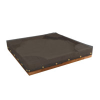 Heavy Duty Multipurpose Outdoor Waterproof Sandbox Cover, Durable & UV Resistant Patio Sandpit cover by Arlmont & Co.