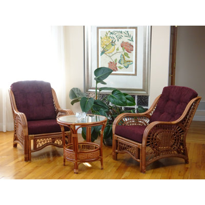 Aimie 3 Piece Conservatory Living Room Set by Bayou Breeze
