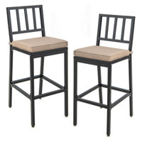 Basha 27" Patio Bar Stool by Wade Logan