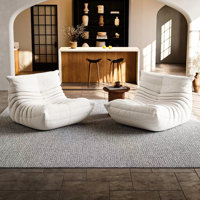 Suede Armless Bean Bag Chair & Lounger Soft Lounge Chair Lazy Sofa by Trule