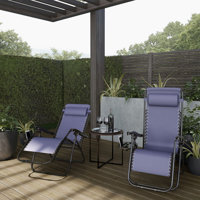 Cadisha 2-pieces Zero Gravity Chairs by Arlmont & Co.