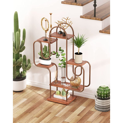 Pokorny Free Form Corner Plant Stand by Brayden Studio