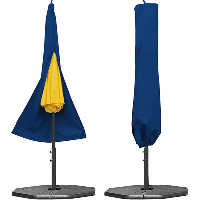 Heavy-Duty Patio Outdoor Waterproof Umbrella Cover, Windproof UV-Resistant Market Parasol Cover by Hokku Designs