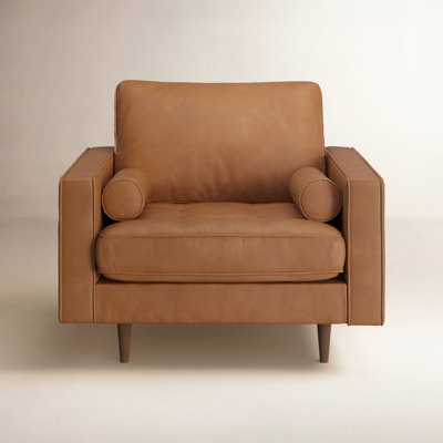 Geo 41.5 inches Wide Tufted Armchair by AllModern