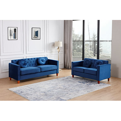 Jashan 2 Piece Velvet Living Room Set by Rosdorf Park