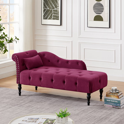 Jawone Upholstered Chaise Lounge by Rosdorf Park