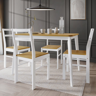 Aujah 4 - Person Dining Set by Hokku Designs