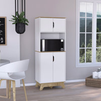 Lilimai 67.17" Kitchen Pantry by Ebern Designs