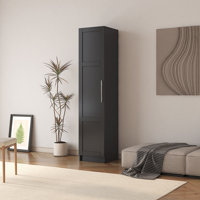 Georgeta Modern 1 - Door Stackable Wall Mounted Storage Accent Cabinet by Red Barrel Studio