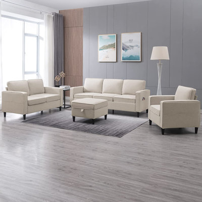 Raylina 4 Piece Living Room Set by Latitude Run