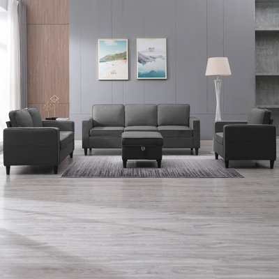 Raylina 4 Piece Living Room Set by Latitude Run