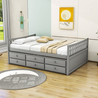 Marlar 3 Drawers Wooden Daybed with Trundle by Wildon Home