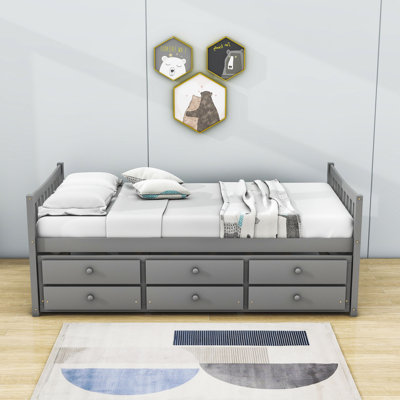 Marlar 3 Drawers Wooden Daybed with Trundle by Wildon Home