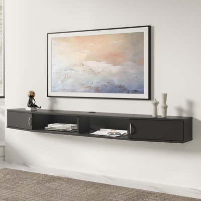 Mikayla Floating TV Stand by Wrought Studio