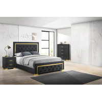 Kezion 3-4_Giovanna Upholstered Tufted Panel Bedroom Set by Mercer41