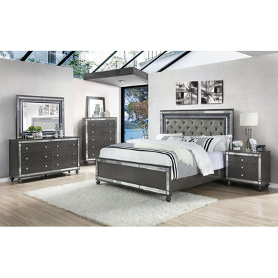 Marijus 6-1_Adeline LED Upholstered Panel Bedroom Set by House of Hampton