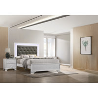 Rodell 3-3_Curt LED Upholstered Panel Bedroom Set by Red Barrel Studio