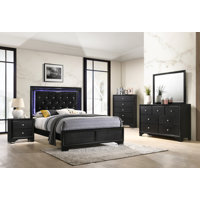 Rodna 5-1_LED Upholstered Panel Bedroom Set by Red Barrel Studio