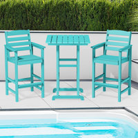 Dalson 3 Piece Seating Group Outdoor Bar Set by Winston Porter