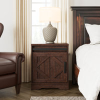 Glenford Gwendoline 1 - Drawer Nightstand with Cabinet by Winston Porter