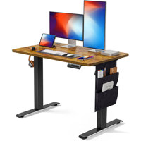 Hrithvik Height Adjustable Computer Standing Desk with Storage Bag for Home Office by Inbox Zero