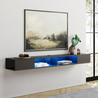 Piazza Floating TV Stand for TVs up to 78" by Wrought Studio