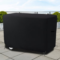 High Density Multipurpose Patio Bar Cart Cover, Beverage Serving Cart Cover, Rolling Wicker Bar Cart Cover for Outdoor Bar Cart by Arlmont & Co.