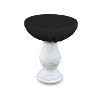 High Density Outdoor Waterproof Bird Bath Cover, Protective Garden Bird Bath Cover with Drawstring by Arlmont & Co.
