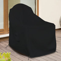 Covers & all Patio Adirondack Chair Cover, Water-Resistant, UV & Tear Resistant Outdoor Chair Cover for Patio Furniture with Air Vents & Drawstrings by Arlmont & Co.