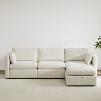Winfree 4- Piece 112.6" Upholstered Sectional by George Oliver