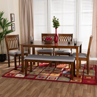 Leesville 6 - Person Dining Set by Red Barrel Studio
