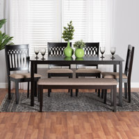 Leesville 6 - Person Dining Set by Red Barrel Studio