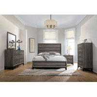 Anjela Trixy Panel Bedroom Set 4 Pieces by Millwood Pines