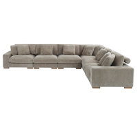 Amrith 157" Wide Reversible Modular Corner Sectional by Hokku Designs