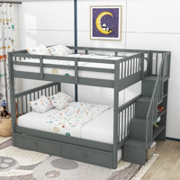 Gular Full over Full Standard Bunk Bed with Trundle by Harriet Bee by Harriet Bee