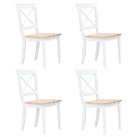Lorryann Solid Wood Cross Back Side Chair by Gracie Oaks