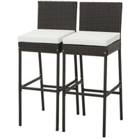 Bhoori 30" Patio Bar Stool with Cushion by Wade Logan