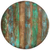 Dining Table 43.3"x29.5" Solid Wood Reclaimed by Millwood Pines