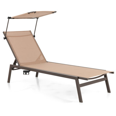 Laurentina 78" Long Reclining Single Chaise by Ebern Designs