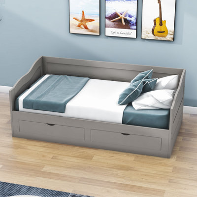 Naoise Twin Daybed with Trundle by Wildon Home