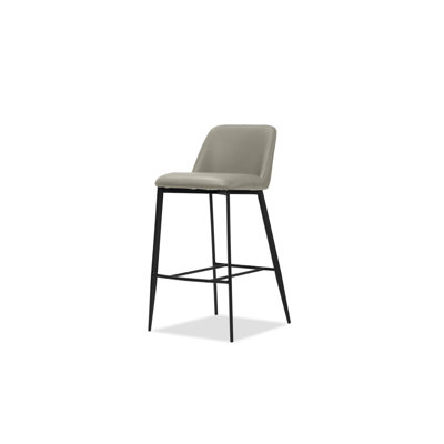 Seville Tristin Taupe Leatherette, Black powder coated