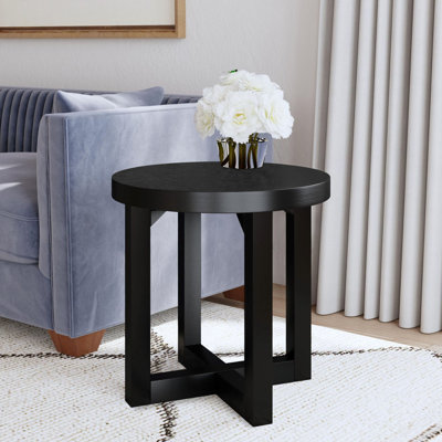 Adelia Cross Legs End Table by Zipcode Design