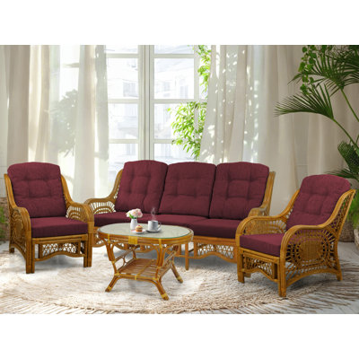 Alysea 4 Piece Conservatory Living Room Set