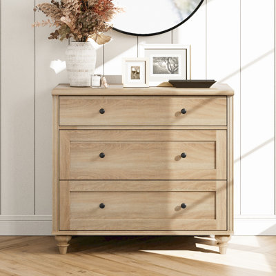Scarlett 3 Drawer 33.9" W Dresser by Charlton Home