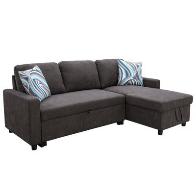 Boukje Flannelette 2-Piece Couch Living Room Sofabed by Hokku Designs