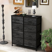 Bedroom Dresser with 8 Drawers Tall Dresser Chest of Drawers Fabric Dresser Modern Dresser by 17 Stories