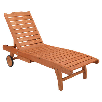 Lucama 63" Long Reclining Fir Single Chaise by Winston Porter