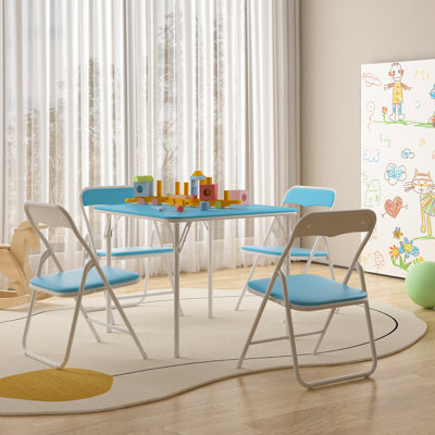 Aerynn Kids 5 Piece Square Play / Activity Table and Chair Set by Isabelle & Max