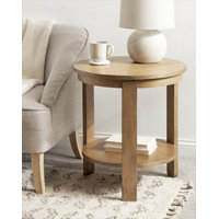 Aamnah Round Living Room Side Table by Latitude Run