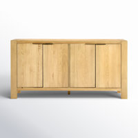 Block 72" Wide Oak Solid Wood Sideboard by AllModern